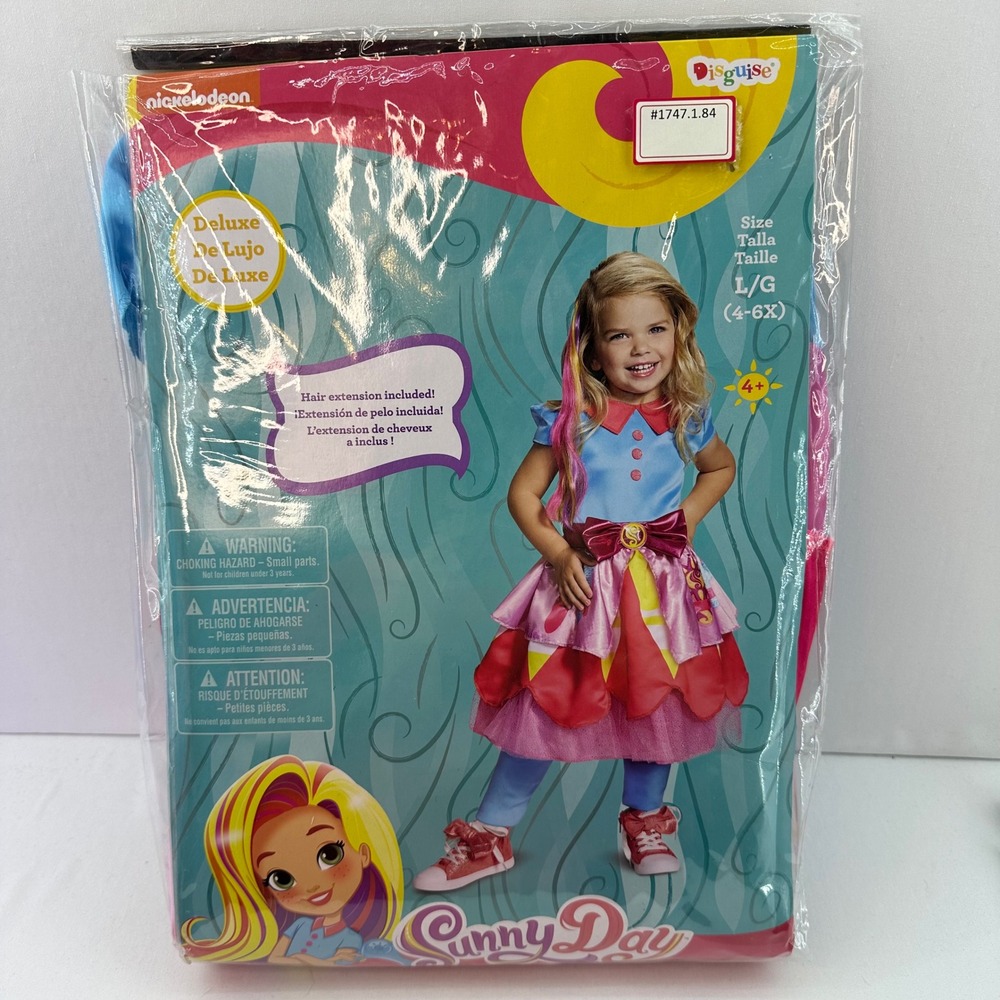 Nickelodeon‎ Sunny Day Deluxe Costume Dress Up - L (4-6X) - Disguise Brand